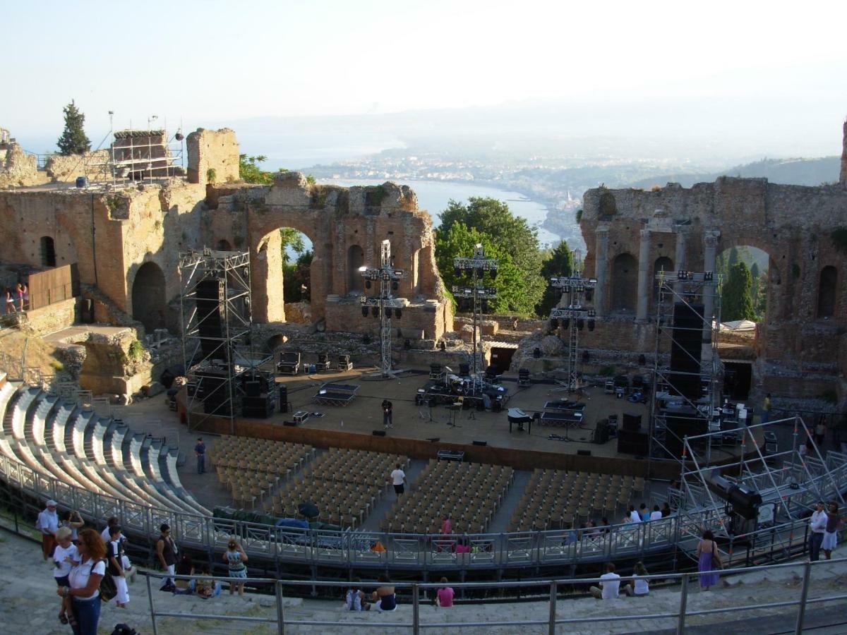 Appartamento Taormina Terrace Sea View Esterno foto