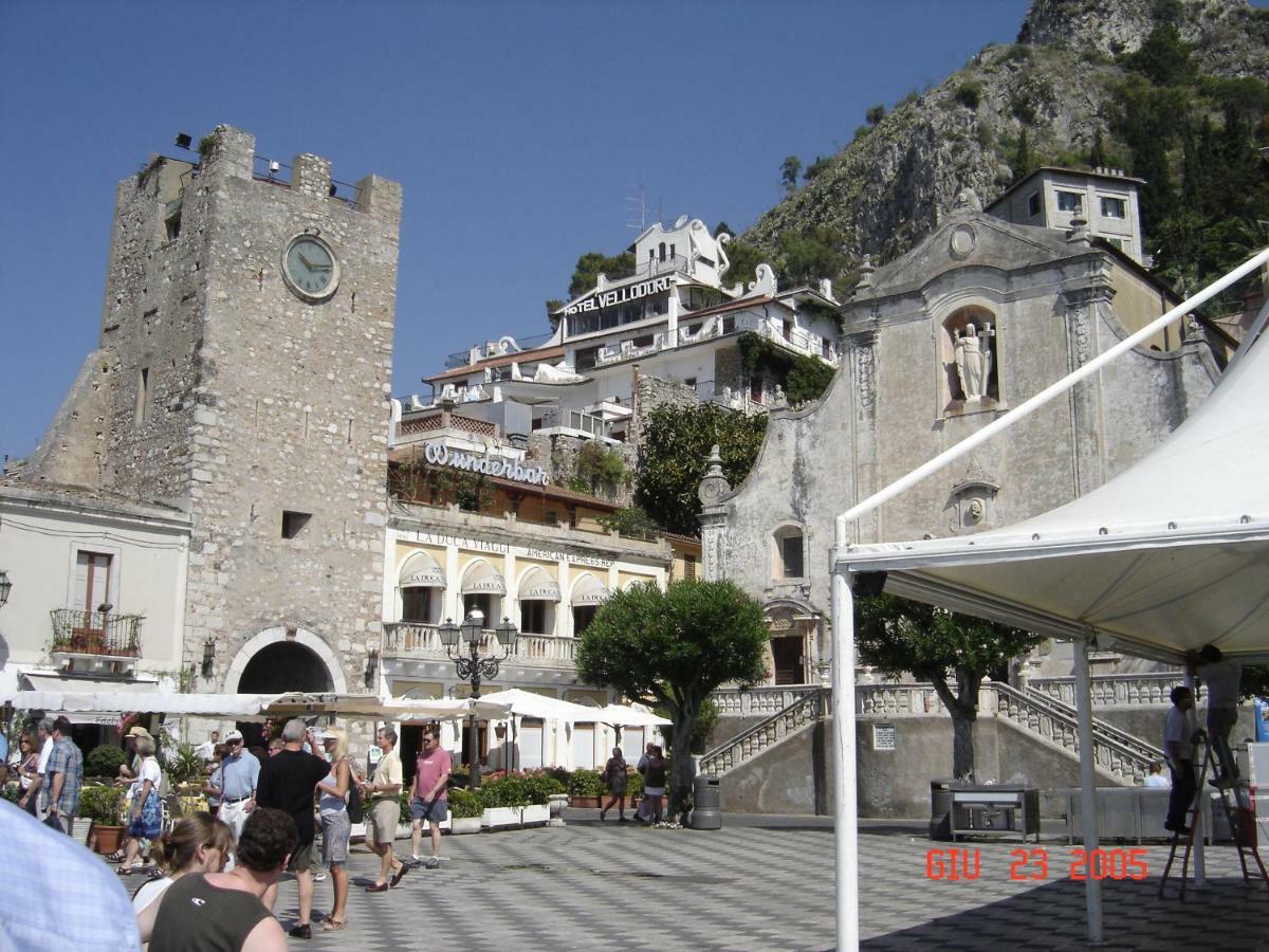 Appartamento Taormina Terrace Sea View Esterno foto